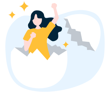 デザインスキルを身につけたイメージイラスト